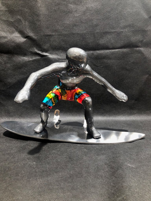 Ancizar Marin Squatting Surfer - Pewter