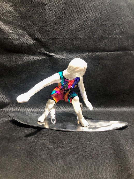 Ancizar Marin Female Surfer -  White