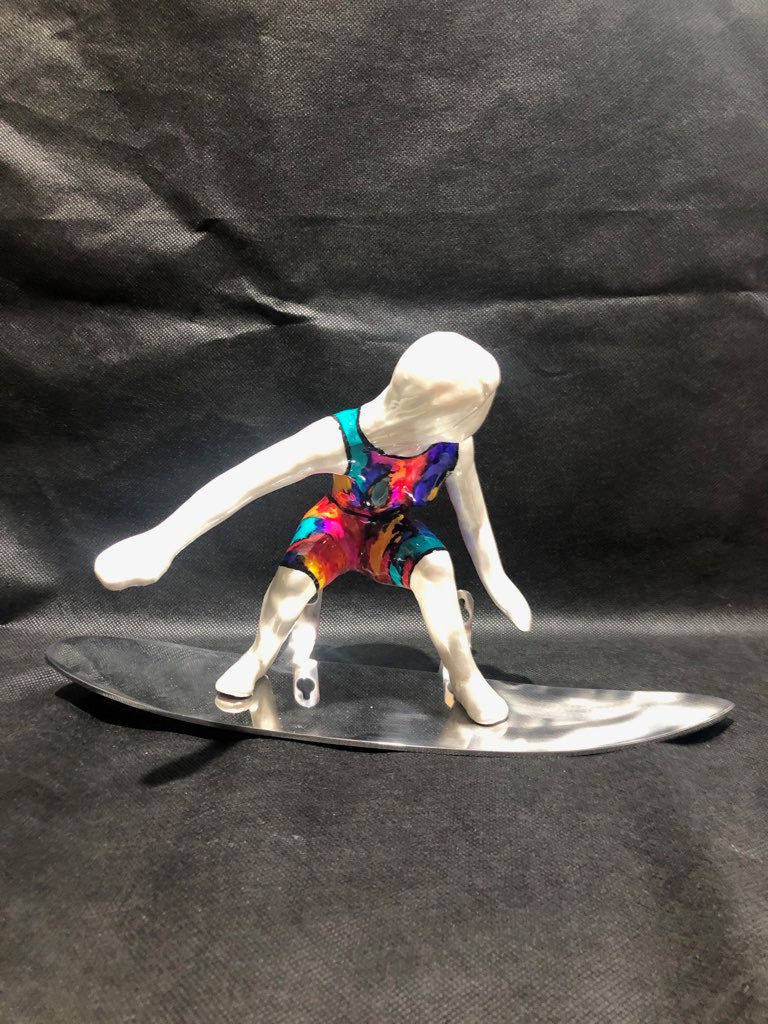 Ancizar Marin Female Surfer -  White