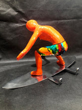 Ancizar Marin Squatting Surfer - Silver