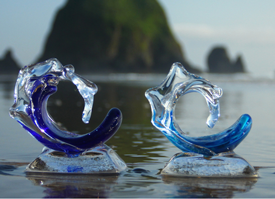 David Wight Glass Baby Wave