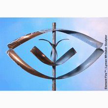 Lyman Whitaker Elements "Fire" Wind Sculpture