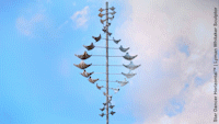 Lyman Whitaker "Star Dancer Vertical" Wind Sculpture