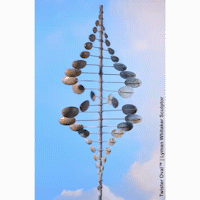 Lyman Whitaker "Twister Oval" Wind Sculpture