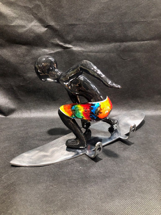 Ancizar Marin Kneeling Surfer - Black