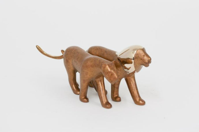 Loet Vanderveen Lion Pair, Noah's Sculpture
