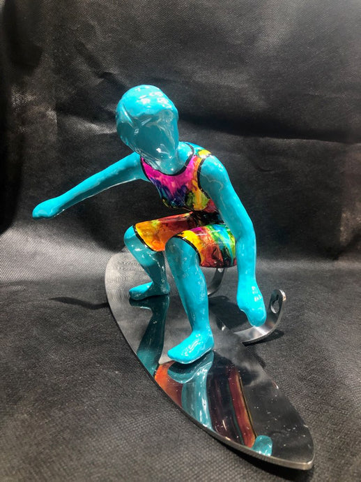 Ancizar Marin Female Surfer -  Aqua