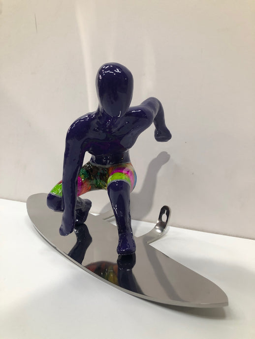 Ancizar Marin Squatting Surfer - Blue