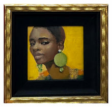 June Valentine Ruppe "Brown Eyes" Original Painting