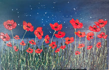 Gloria Lee "Frolics Of The Poppies" Original Painting