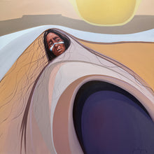 Jeremy Salazar "With The Wind" Original Painting