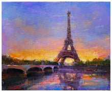 Michael Flohr "City Of Lights" Original Painting