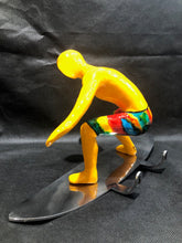 Ancizar Marin Squatting Surfer -  Yellow