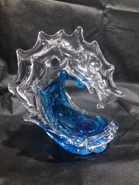 David Wight Glass Wave - Spring Water