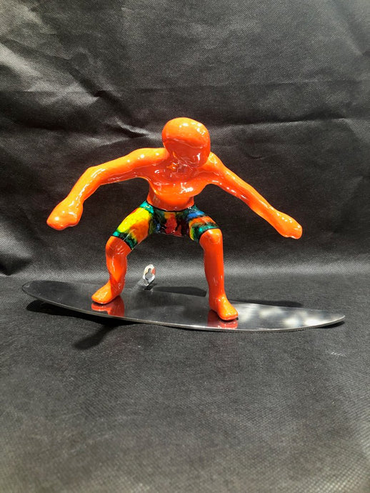 Ancizar Marin Squatting Surfer - Orange