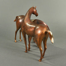 Loet Vanderveen Horse Family (Marbled Brown) Sculpture