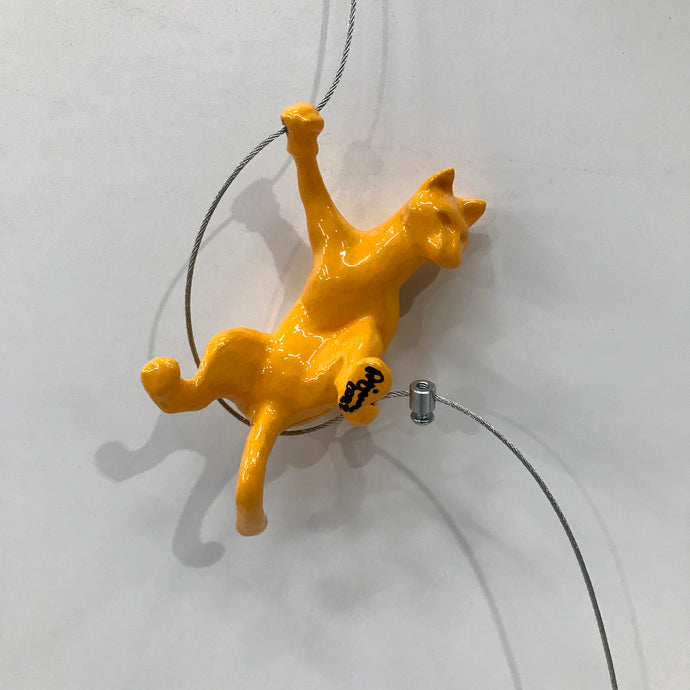 Ancizar Marin Hanging Cat - Yellow