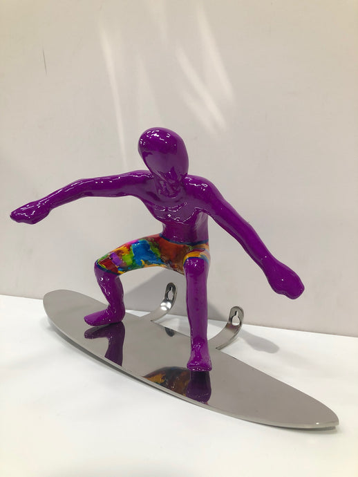 Ancizar Marin Squatting Surfer - Purple